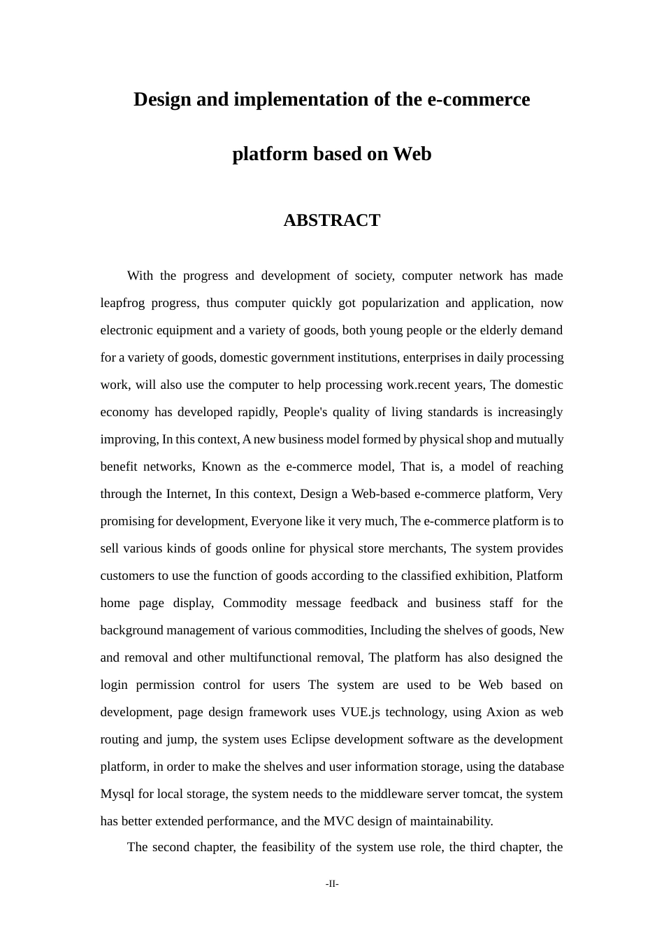 22年WP 基于web的电子商务平台的设计和实现-约10951字符.docx_第4页