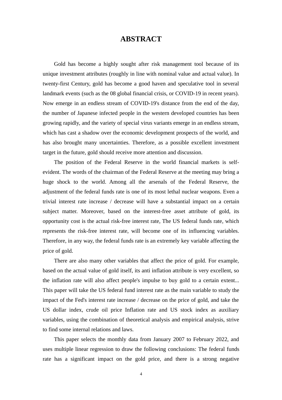 22年WP 美联储调整基准利率对黄金价格的影响-约16775字符.docx_第5页