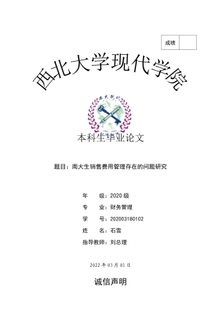 22年WP 销售费用管理存在的问题-约17528字符.docx