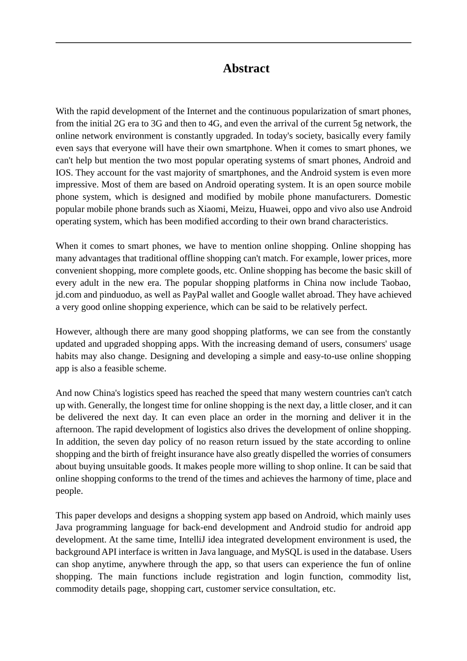 22年WP 基于Android实现的购物app的设计与实现-约26463字符.docx_第3页