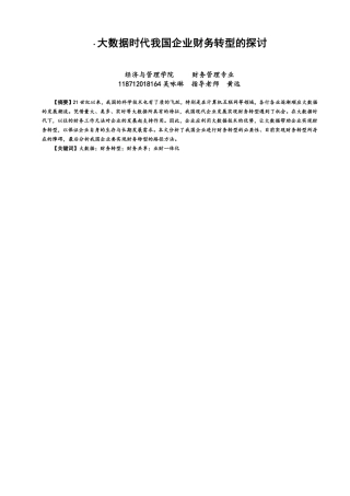 22年WP 大数据时代我国企业财务转型的探讨-约15295字符.pdf