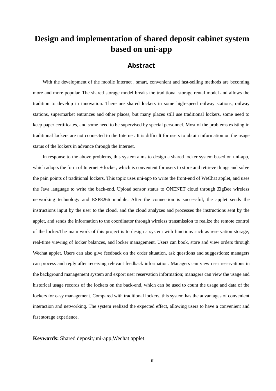 22年WP 基于uni-app的共享寄存柜系统设计与实现-约24876字符.docx_第6页