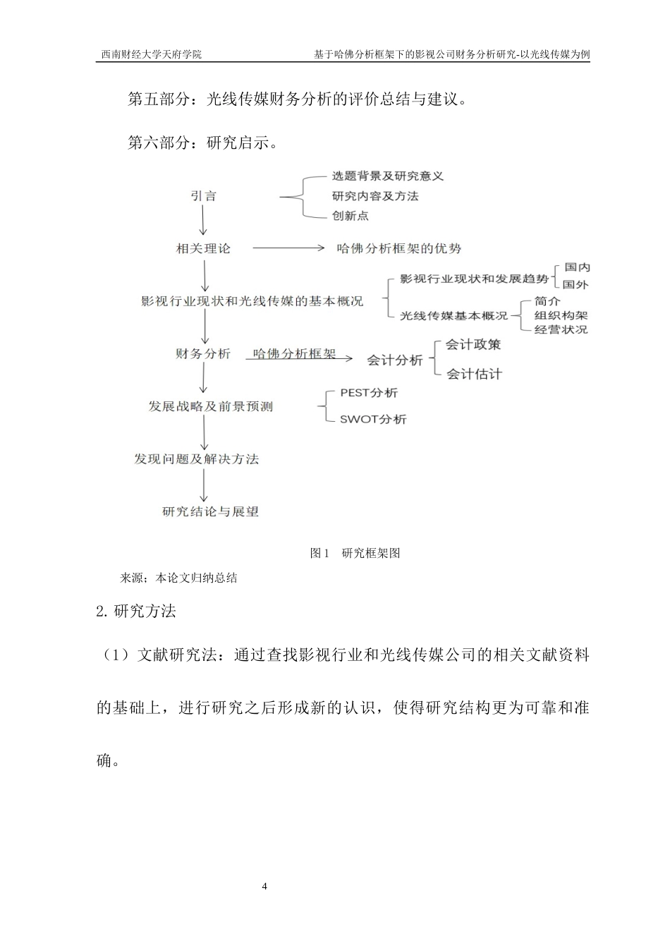 22年WP 基于哈佛分析框架下的影视公司财务分析研究—以光线传媒为例-约16330字符.docx_第4页