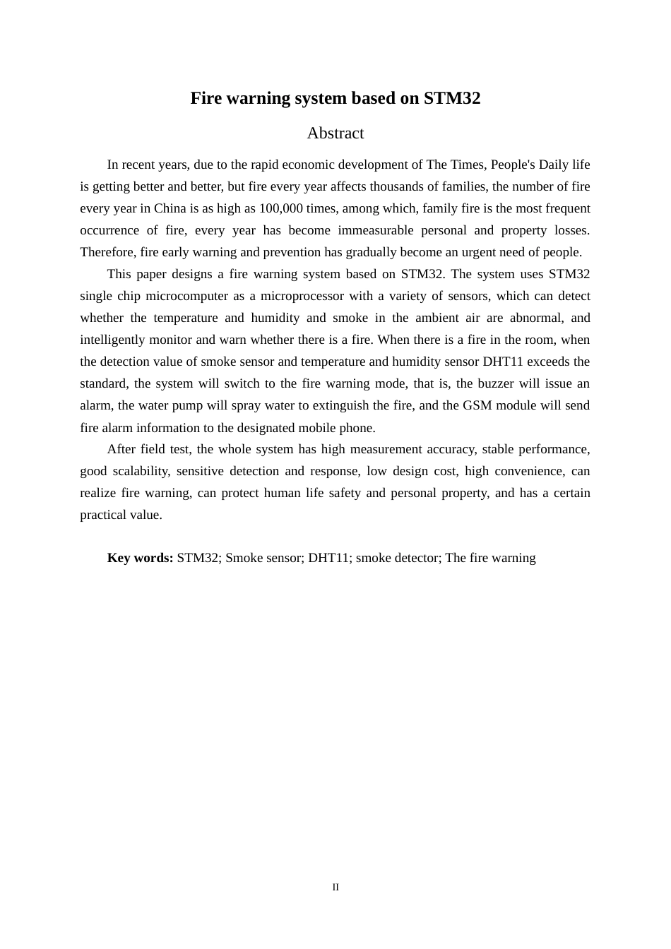 22年WP 基于STM32的火灾预警系统-约116字符.docx_第5页