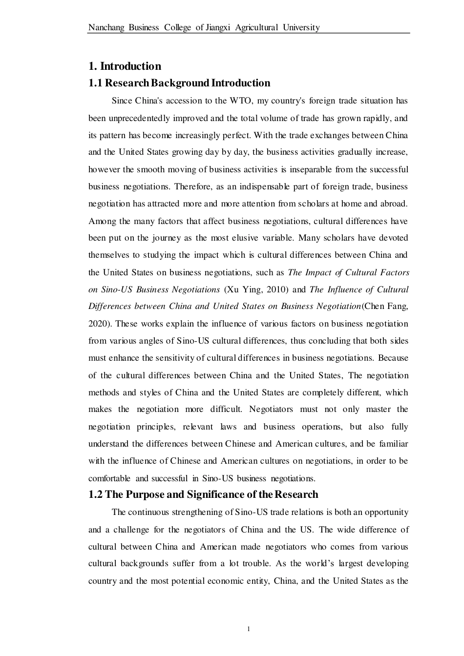 22年WP终稿 中美文化差异对国际商务谈判的影响和对应策略-约40982字符.pdf_第7页