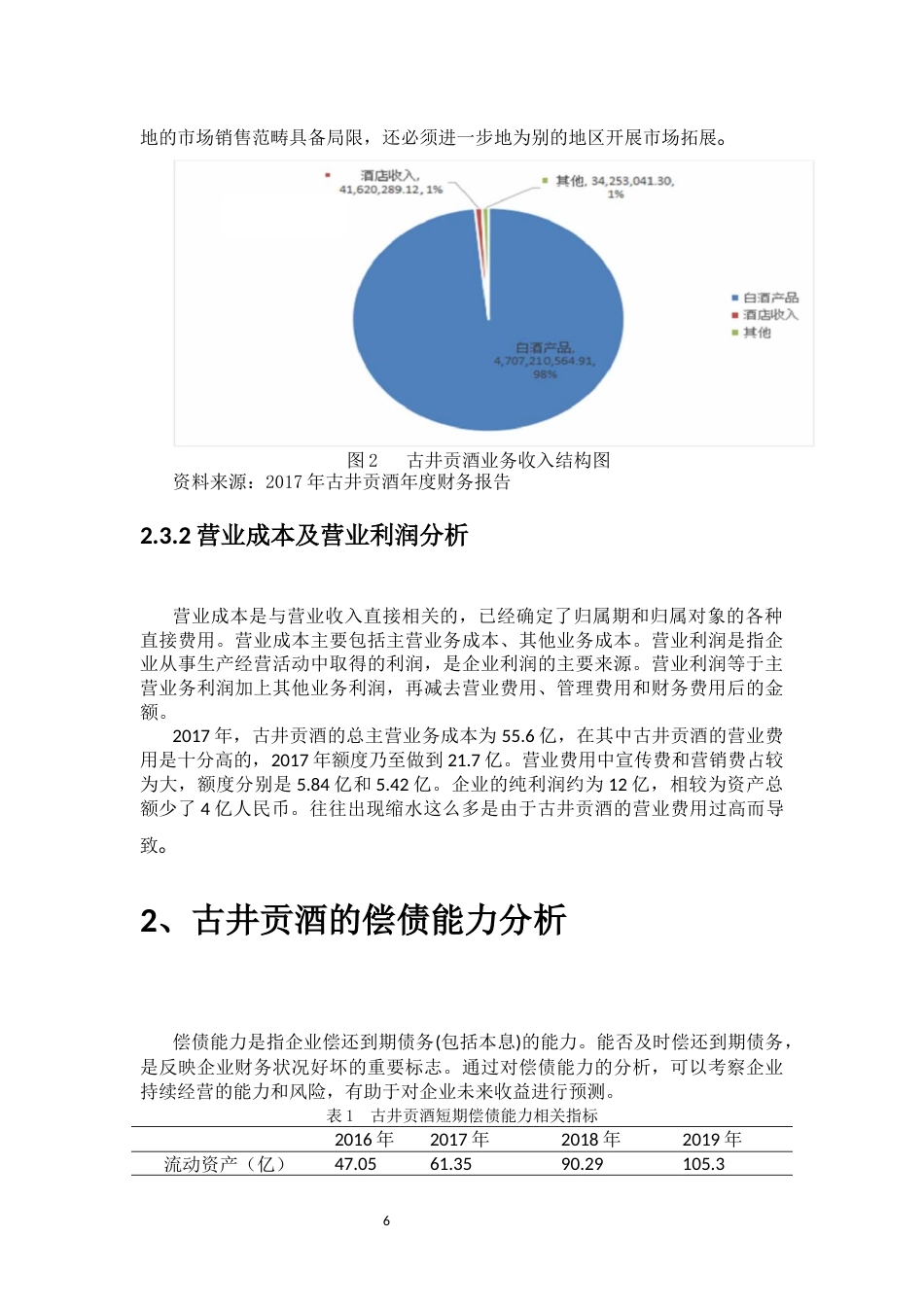 22年WP 古井集团公司偿债能力分析-约12877字符.docx_第7页