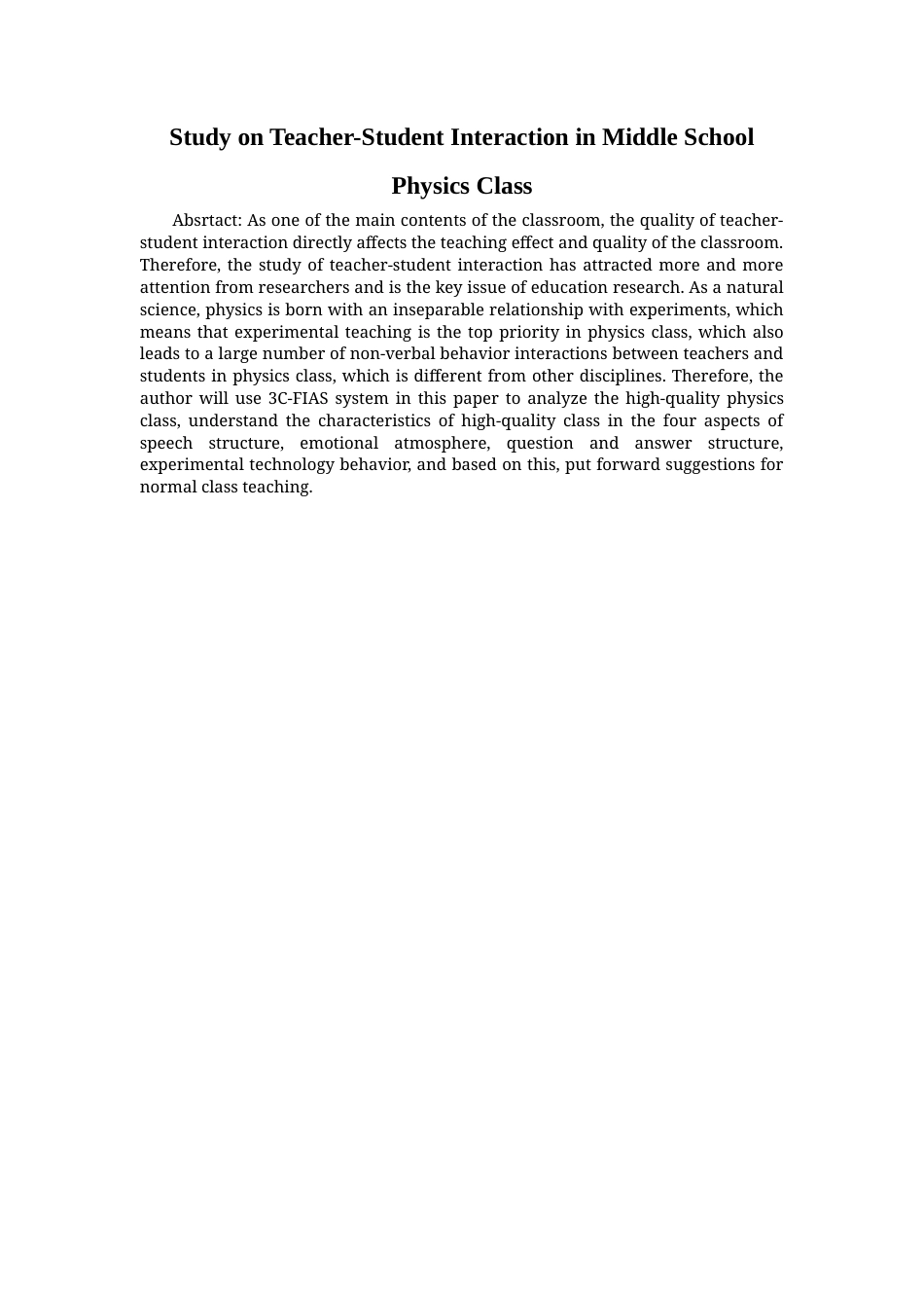 22年WP 中学物理课堂师生互动研究-约18153字符.docx_第2页