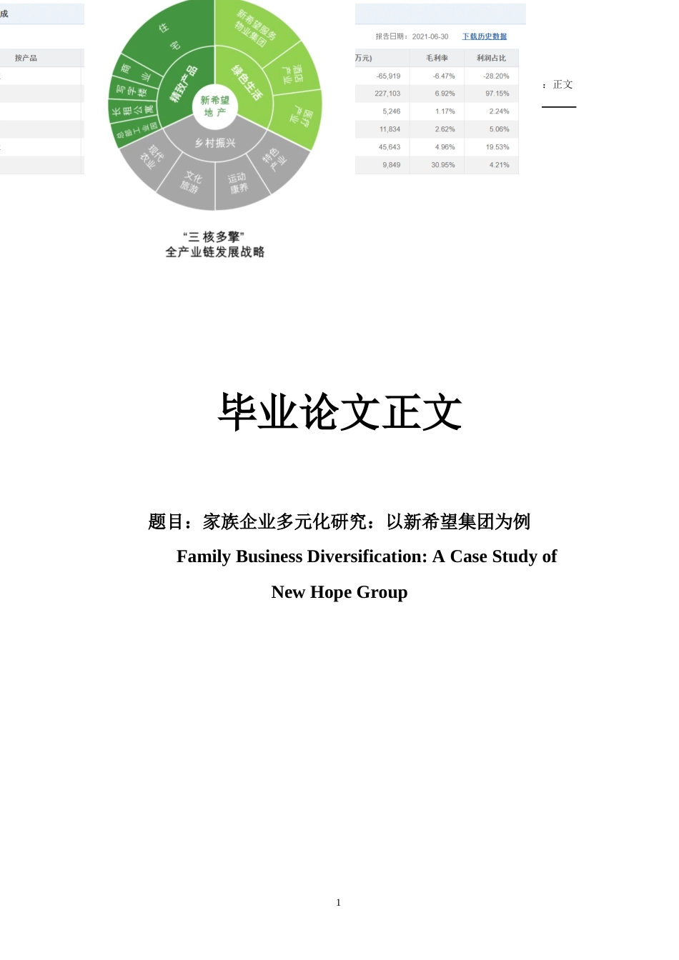 22年WP 家族企业多元化研究：以新希望集团为例-约19699字符.docx_第1页