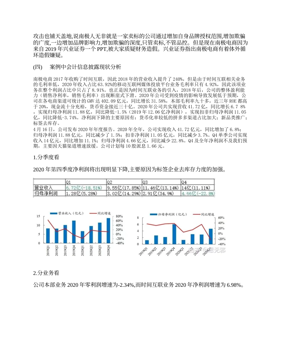 22年WP 电子商务企业会计信息披露问题及对策-约7744字符.docx_第4页