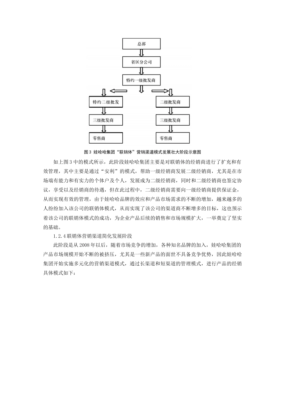 22年WP 娃哈哈企业营销渠道管理研究-约12063字符.docx_第5页