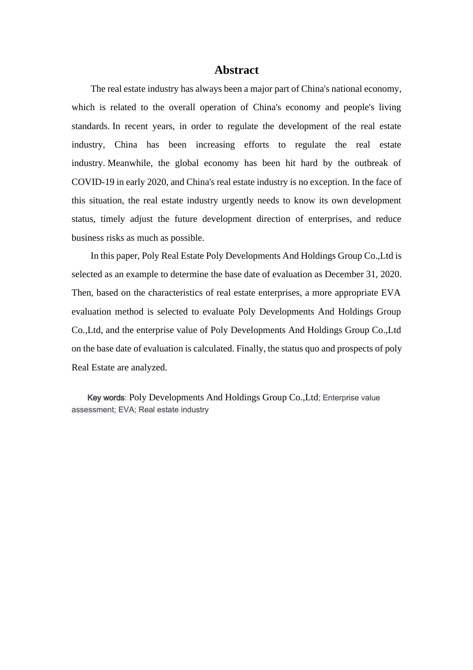 22年WP 基于EVA的房地产企业价值评估——以保利地产为例-约18999字符.docx_第4页