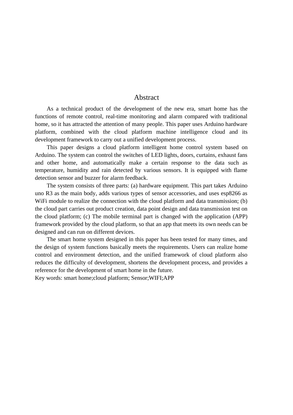22年WP 基于Arduino的智能家居的设计与实现-约18775字符.docx_第2页
