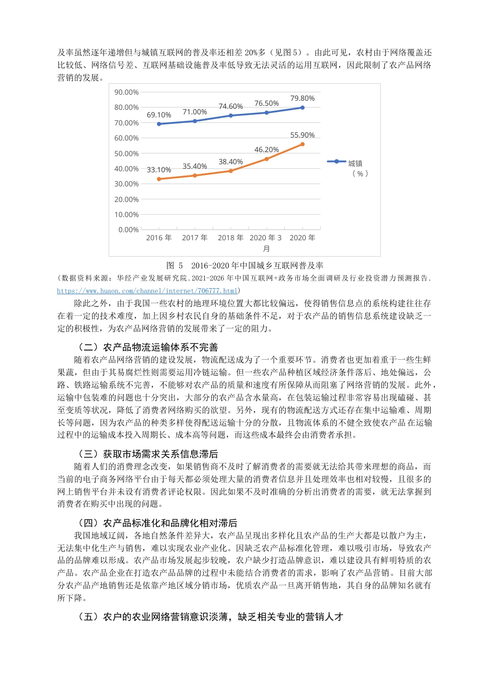 22年WP 农产品网络营销现状及发展策略-约7785字符.docx_第5页