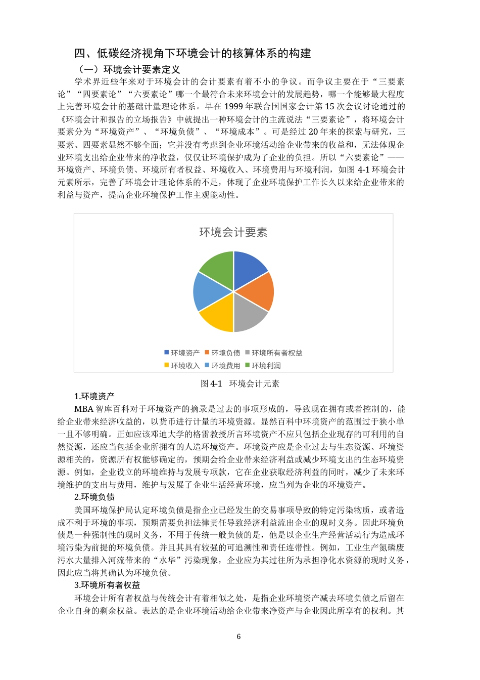 22年WP 低碳经济视角下企业环境会计计量的分析研究-约12530字符.docx_第6页
