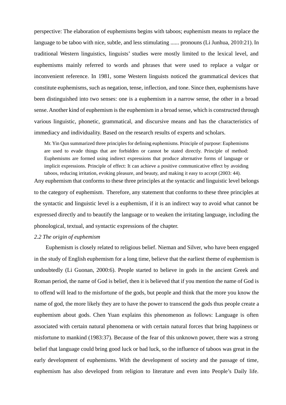 22年WP终稿 Rhetorical Features of English Euphemism and Factors Affecting its Development-约24974字符.docx_第2页