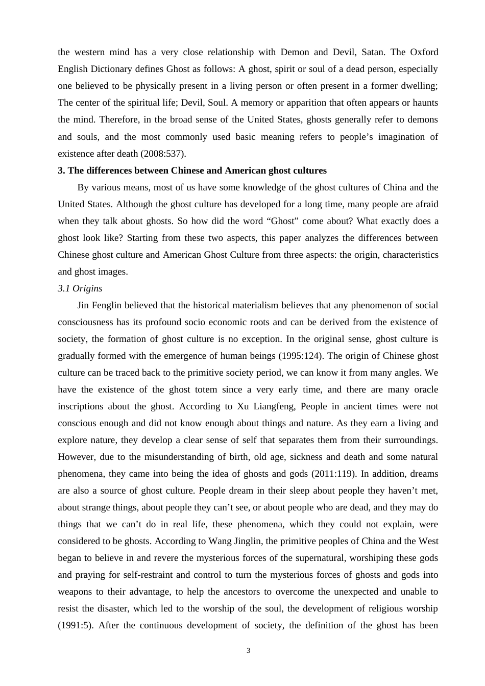 22年WP终稿 The Similarities and Differences of Ghost Between Chinese and American Cultures-约25523字符.docx_第3页