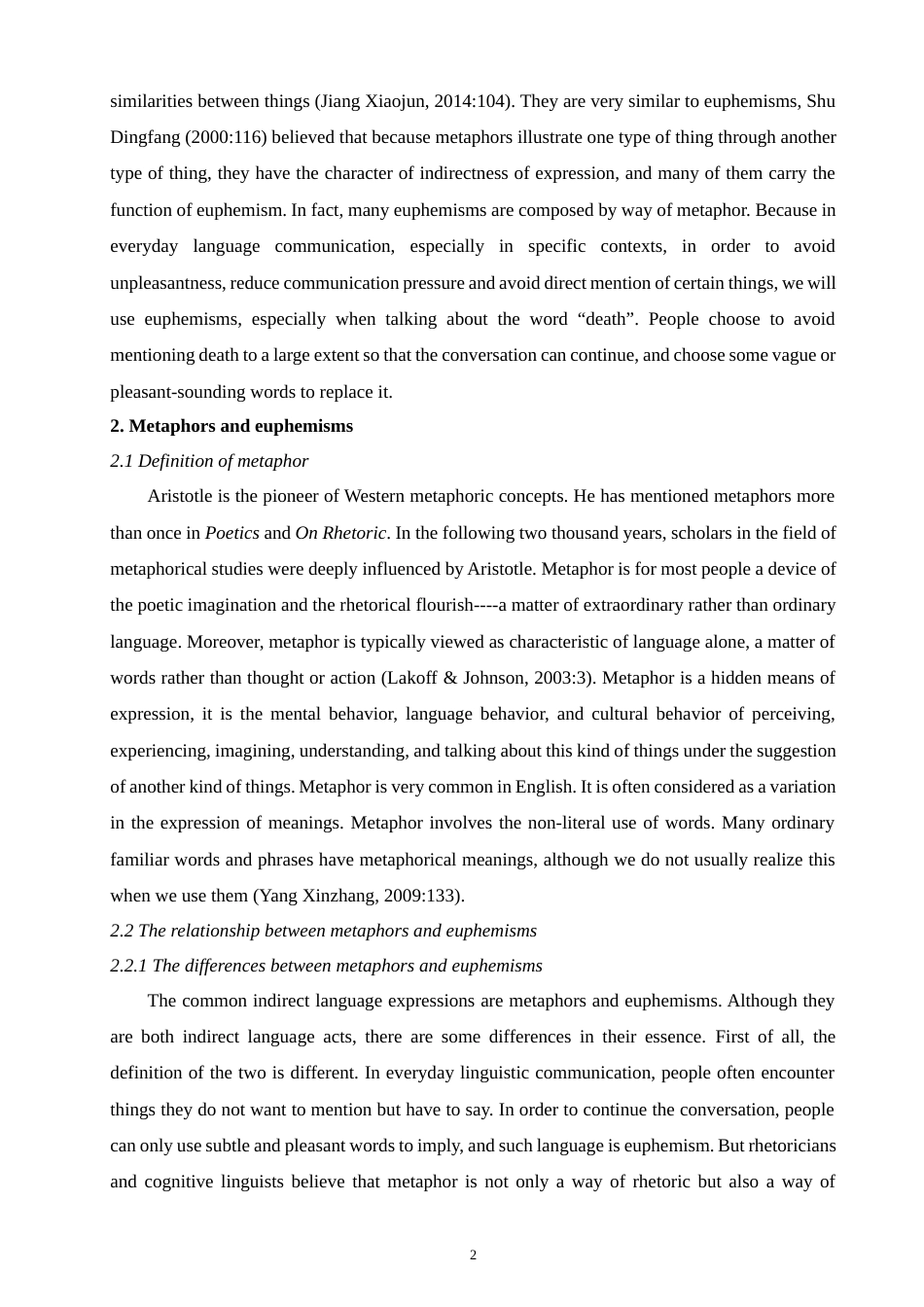 22年WP终稿 x_An Analysis of the English Euphemisms for “Death” from a Metaphorical Perspective-约22149字符.docx_第2页