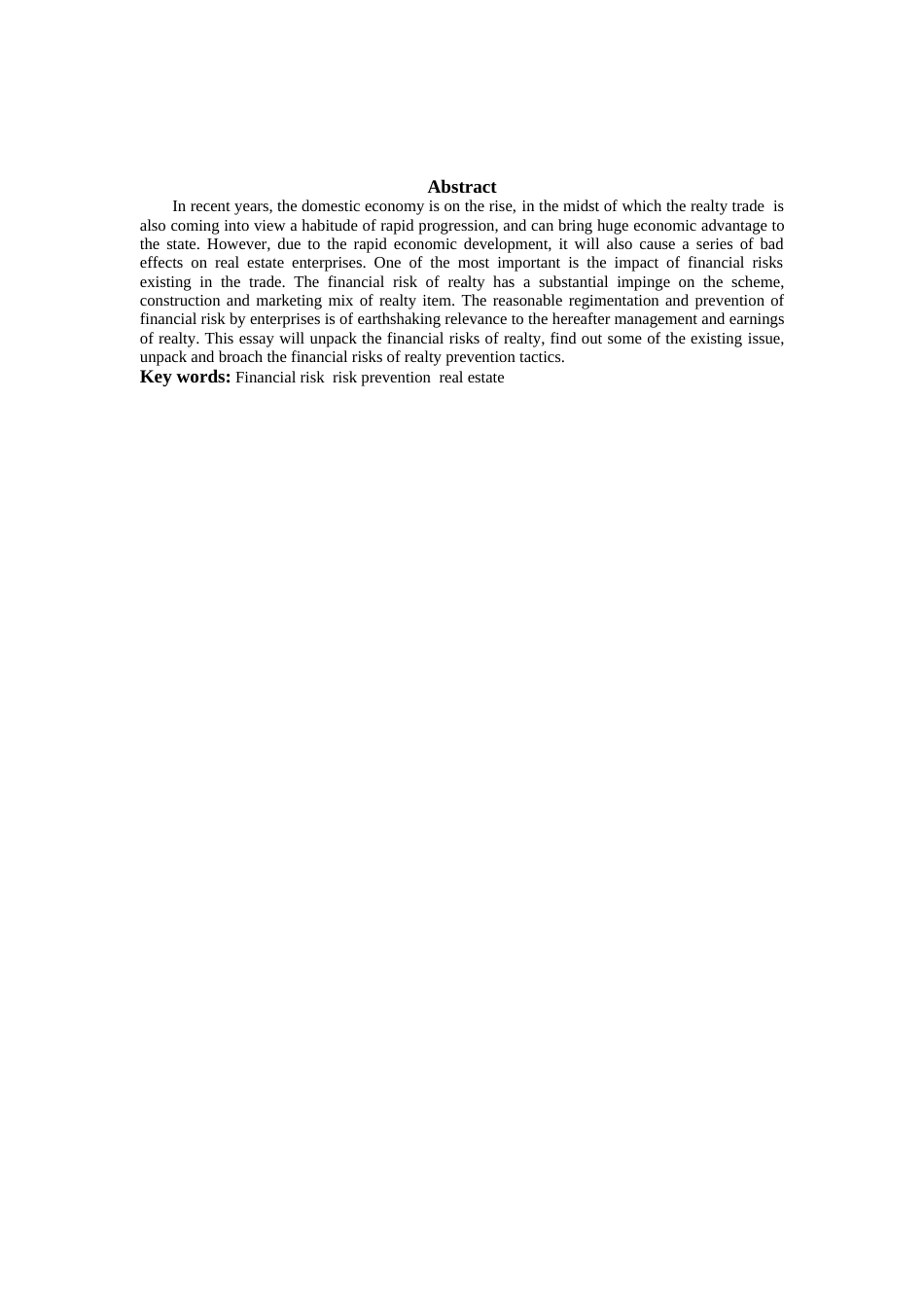 22年WP终稿 李_房地产企业财务风险及防范对策研究-约9240字符.docx_第2页