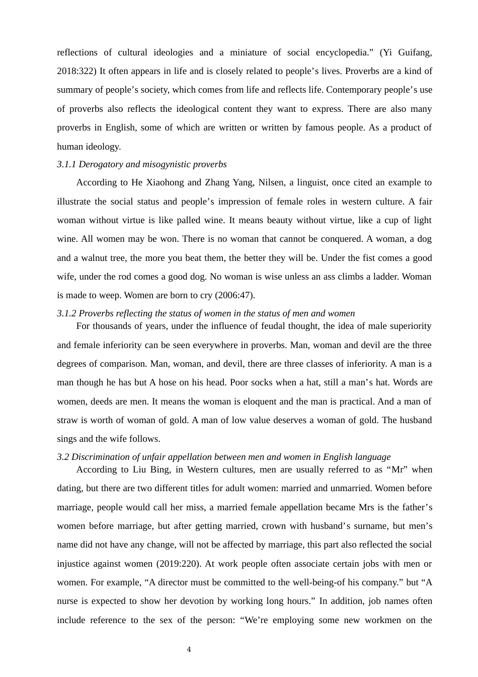 22年WP终稿 A Study on Gender Discrimination in English Language from A Cultural Perspective-约20687字符.docx_第4页