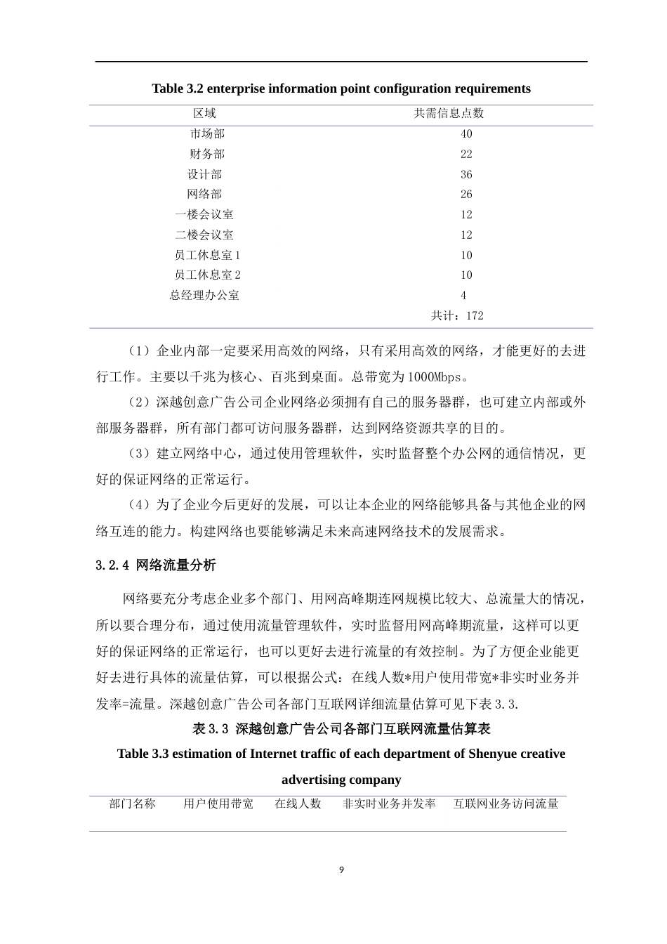 22年WP 深越创意广告公司网络规划与实现-约22355字符.docx_第9页