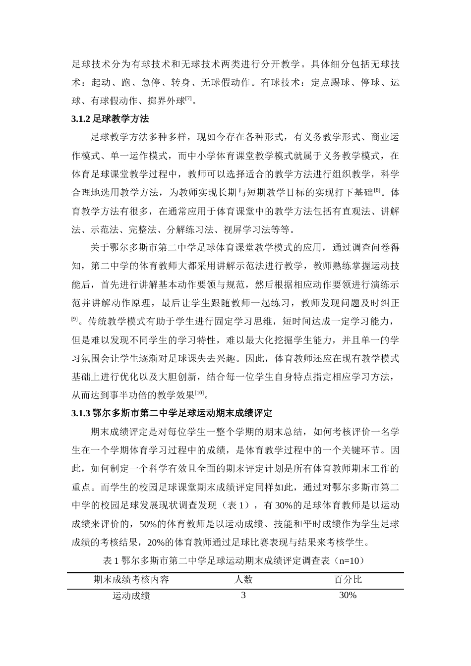 22年WP 鄂尔多斯市第二中学校园足球发展现状-约10152字符.docx_第4页