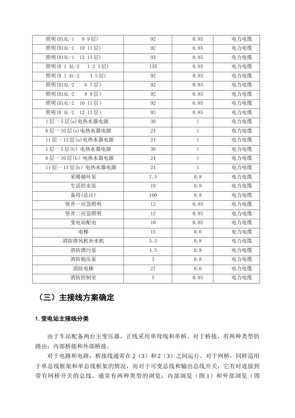 22年WP终稿 上海鳌山水厂110KV变电站电气部分设计-约16335字符.docx_第8页