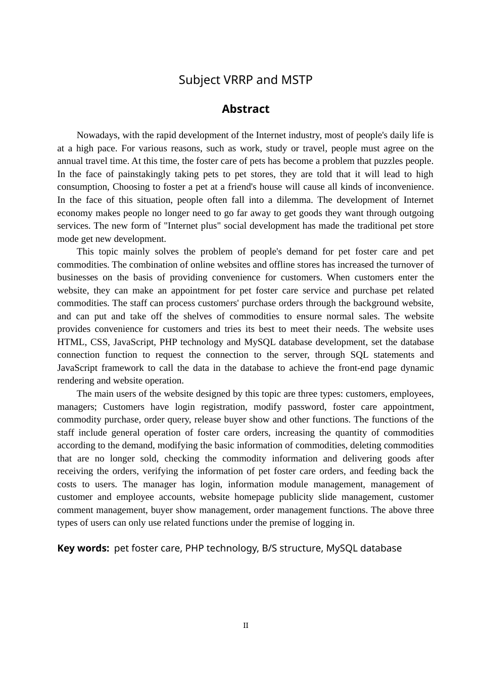 22年WP 《基于PHP的萌宠之家网站设计与实现 》-约20047字符.docx_第6页
