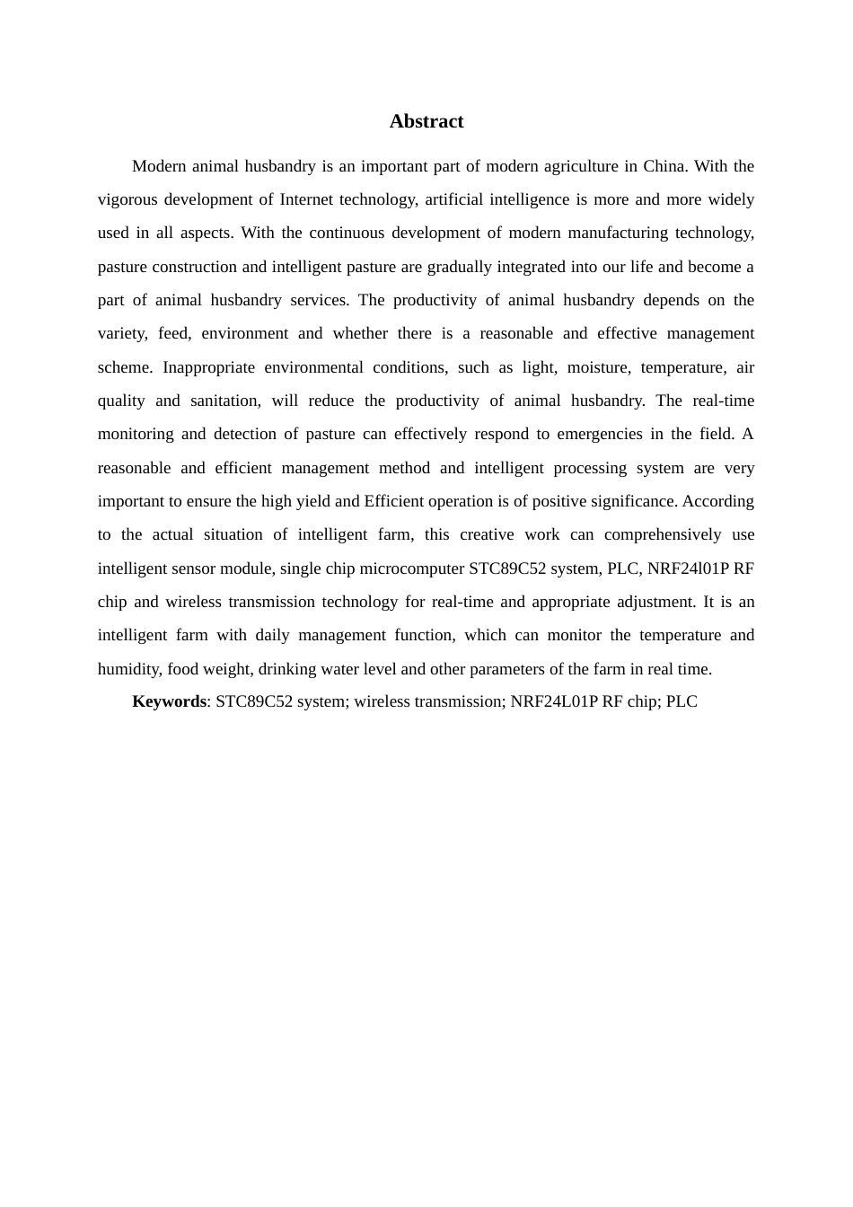 22年WP 基于PLC与单片机的物联网通讯智能牧场-约25229字符.docx_第3页