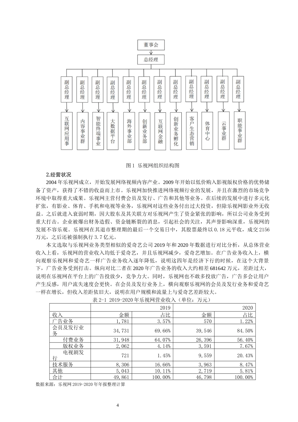 22年WP 乐视网营运资金管理问题剖析及优化对策-约14214字符.docx_第4页