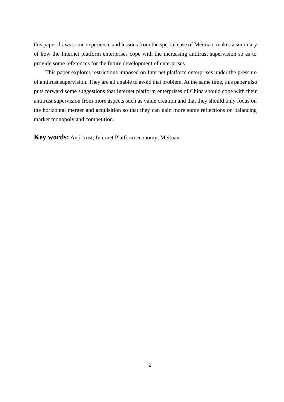 22年WP 反垄断监管对互联网平台企业的影响研究 ——以美团为例-约23454字符.docx_第4页