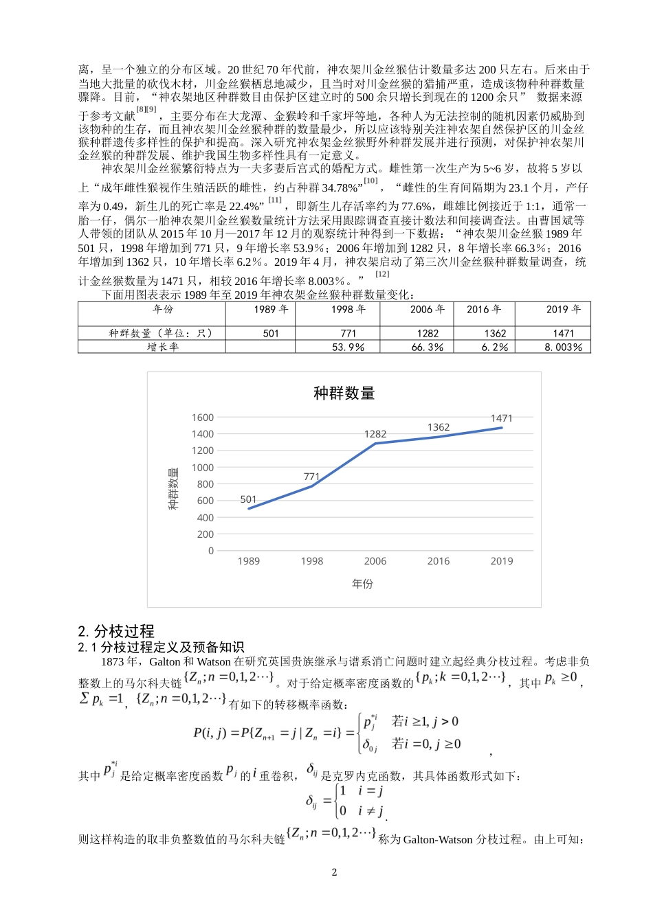 22年WP 基于分枝过程的物种研究 03012-约8887字符.docx_第2页