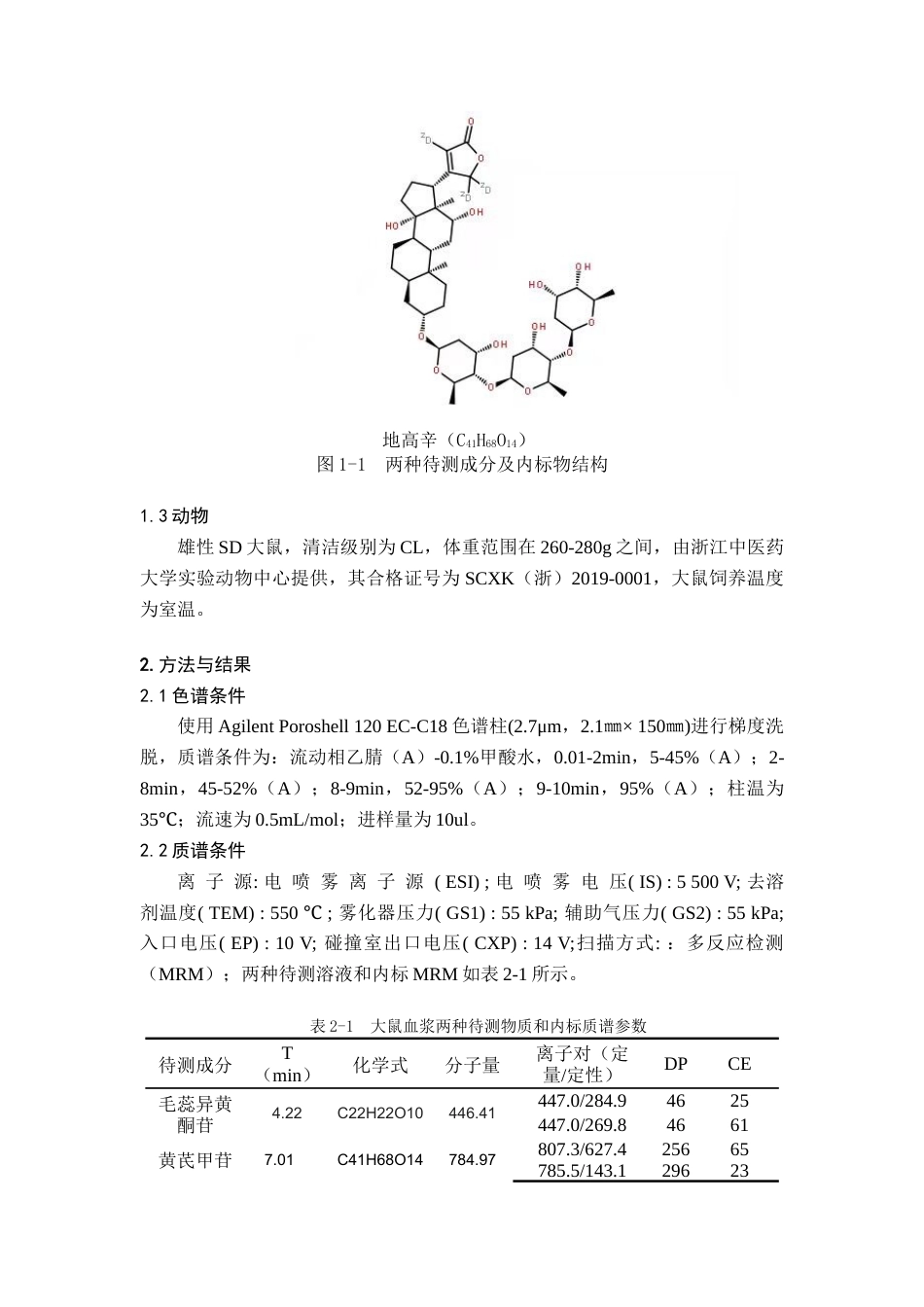 22年WP UHPLC-MSMS同时测定大鼠血浆中黄芪甲苷和毛蕊异黄酮苷的浓度-约11270字符.docx_第6页