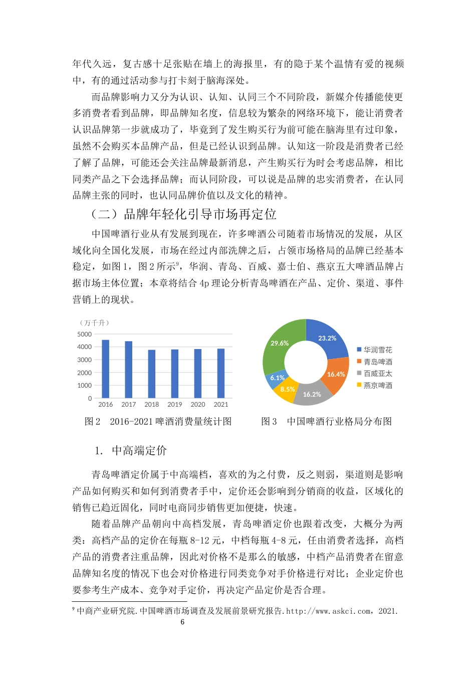22年WP 青岛啤酒品牌年轻化策略研究-约11242字符.docx_第6页