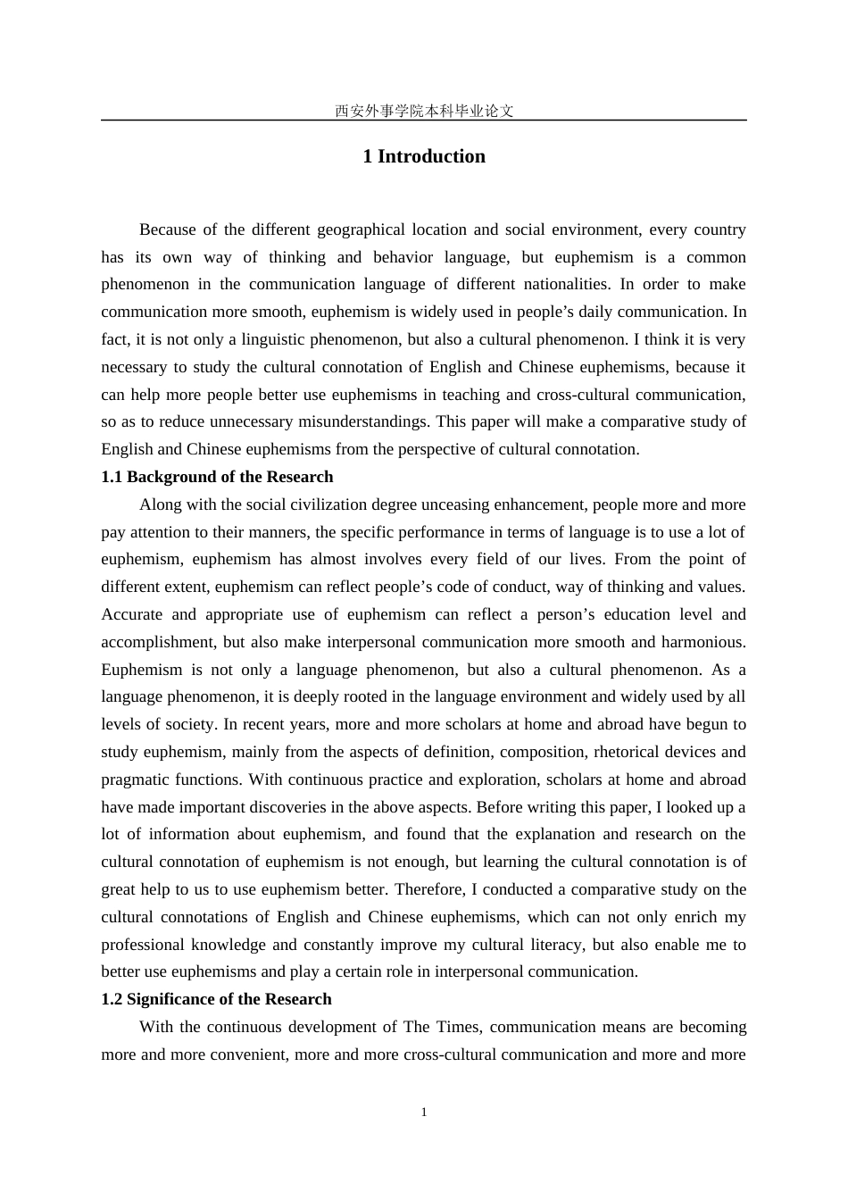22年WP A Comparative Study on Cultural Connotation of English and Chinese Euphemism-约50653字符.docx_第2页