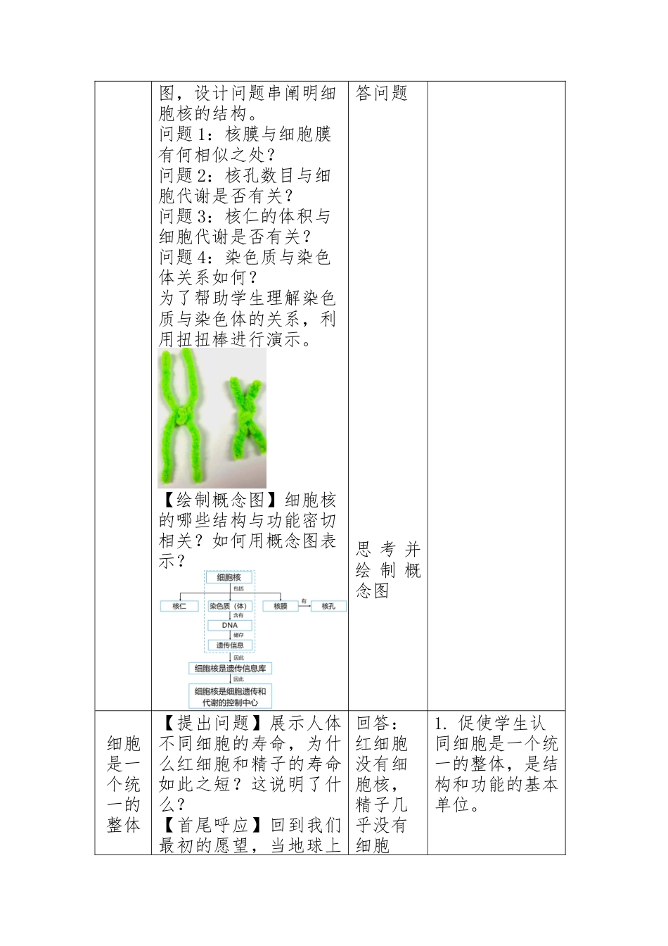 22年WP 《细胞核的结构和功能》教学设计-约4256字符.docx_第7页