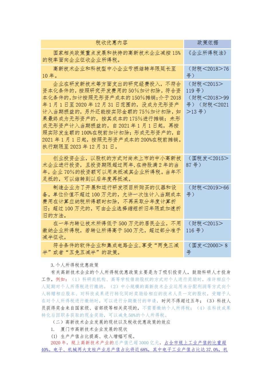 22年WP 高新技术企业的税收优惠政策研究 ——以厦门市企业为例-约11049字符.docx_第5页