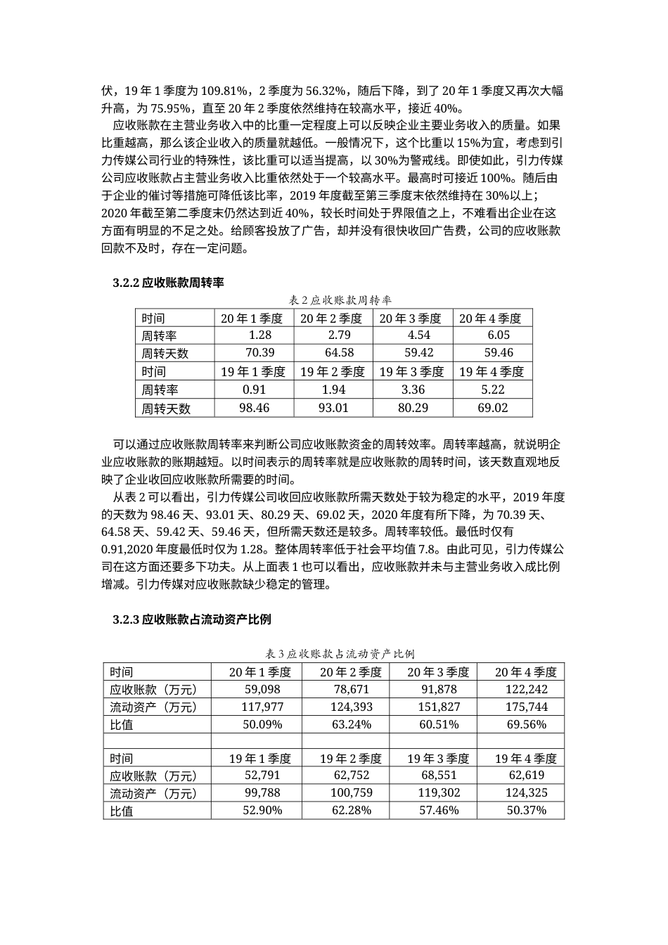 22年WP 互联网广告行业应收账款风险管理研究——以引力传媒为例-约21609字符.docx_第7页