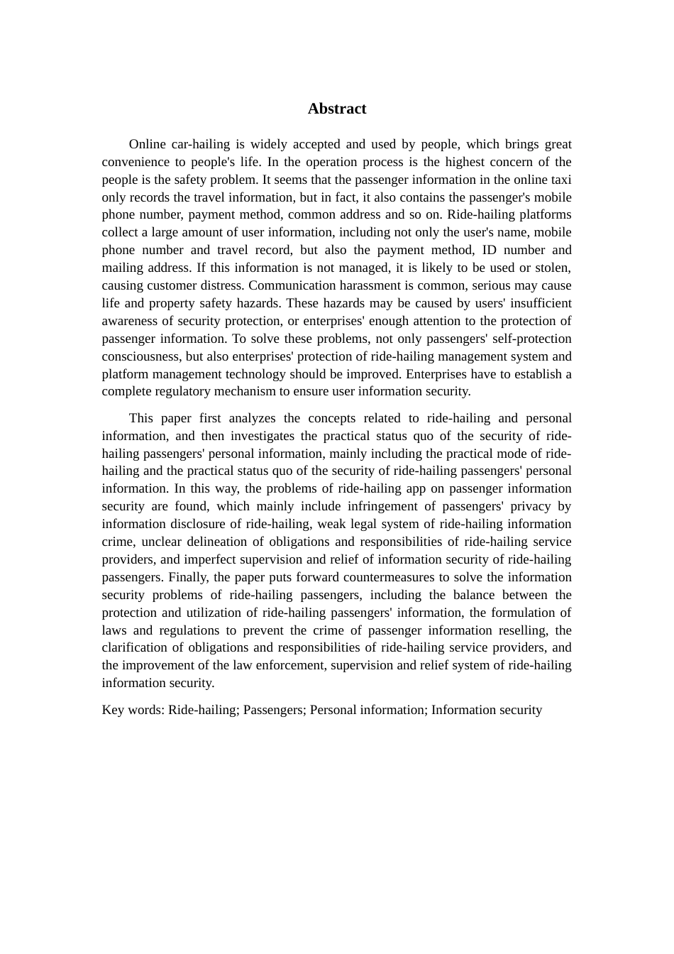 22年WP终稿 网约车乘客信息安全问题研究-约13651字符.docx_第4页
