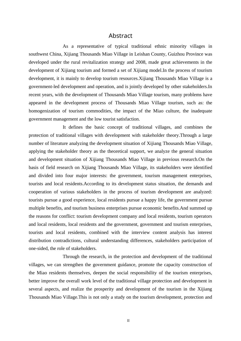 22年WP终稿 乡村振兴战略下的贵州省雷山县西江千户苗寨传统村落保护开发研究-约23679字符.docx_第3页