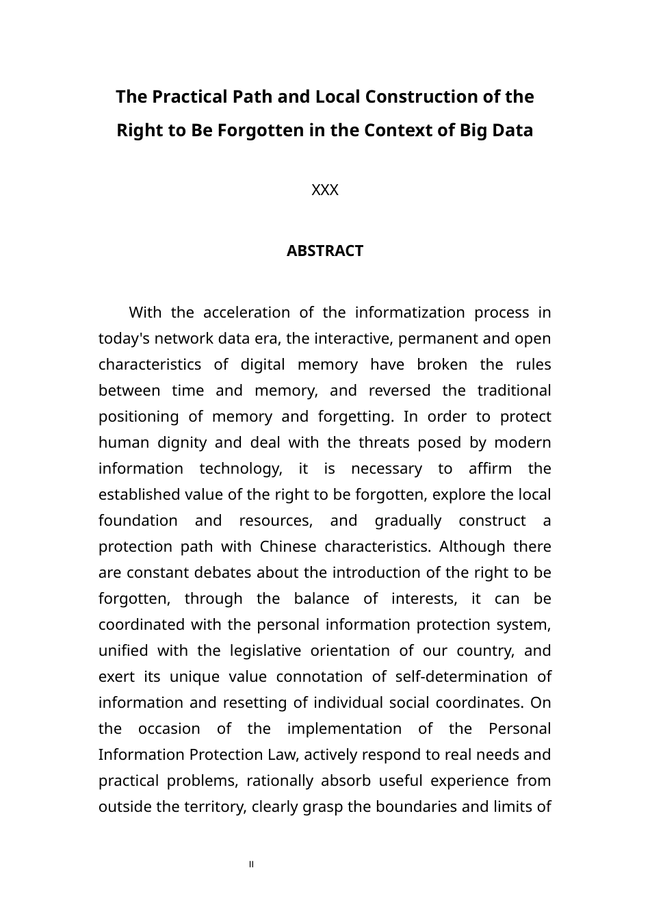22年WP 大数据背景下被遗忘权的实践路径与本土建构-约12201字符.docx_第3页