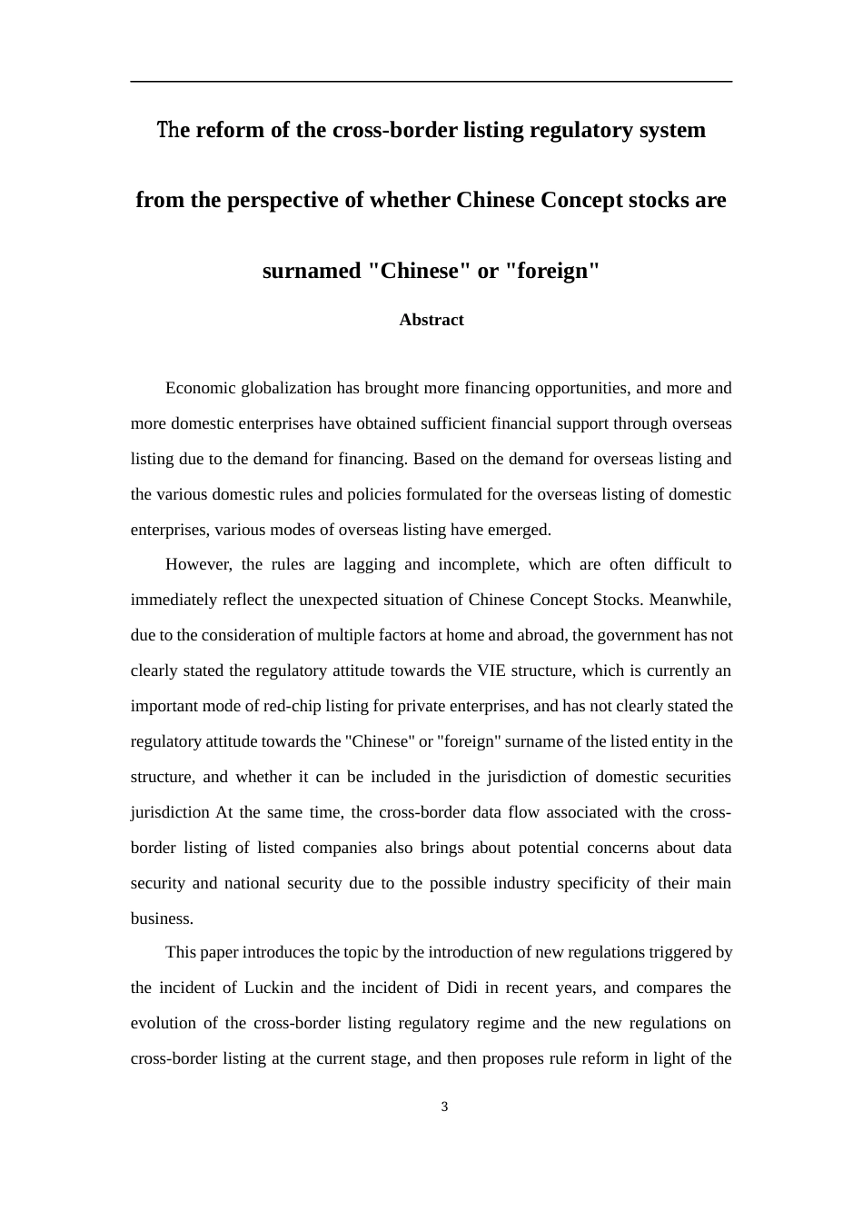 22年WP 从中概股姓“中”还是姓“外”看跨境上市监管制度改革-约21153字符.docx_第3页