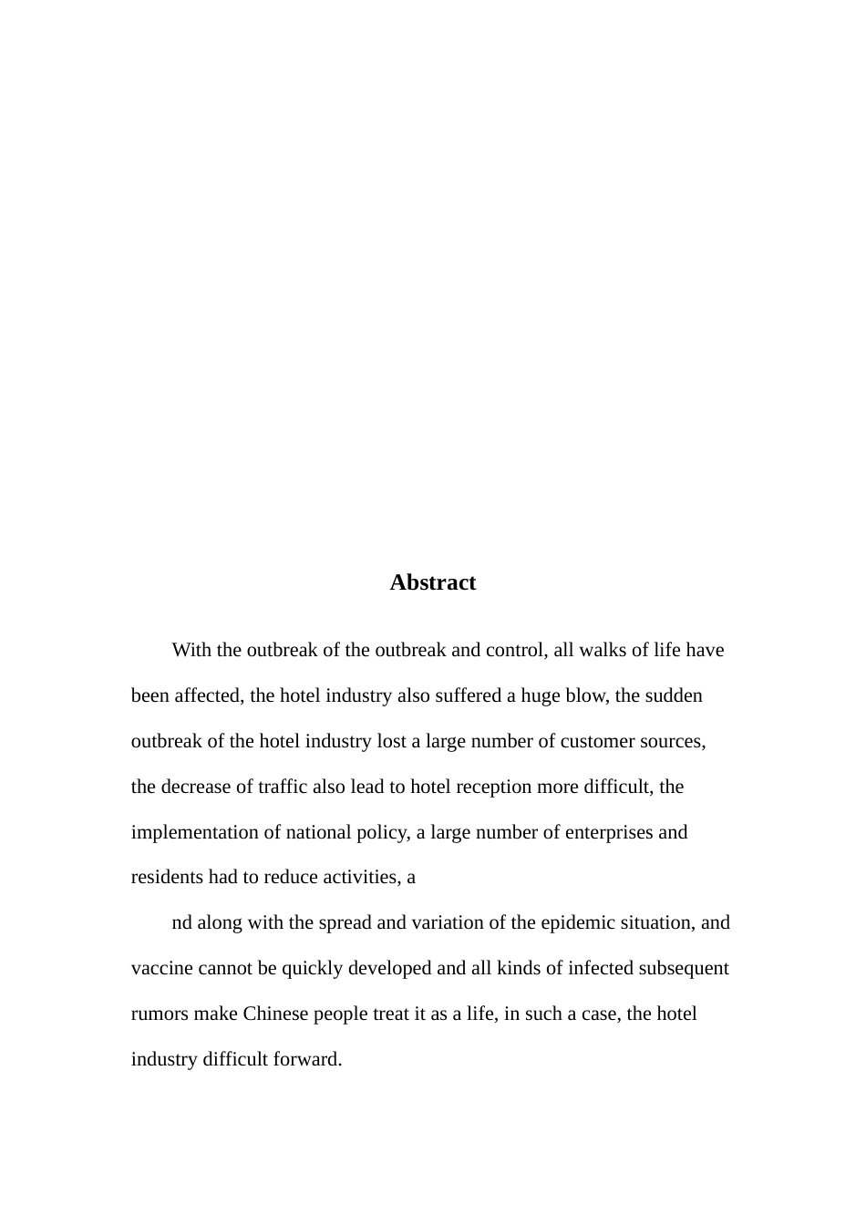 22年WP 新冠肺炎疫情背景下北京粤财JW万豪酒店宴会服务运营发展研究-约16048字符.docx_第5页