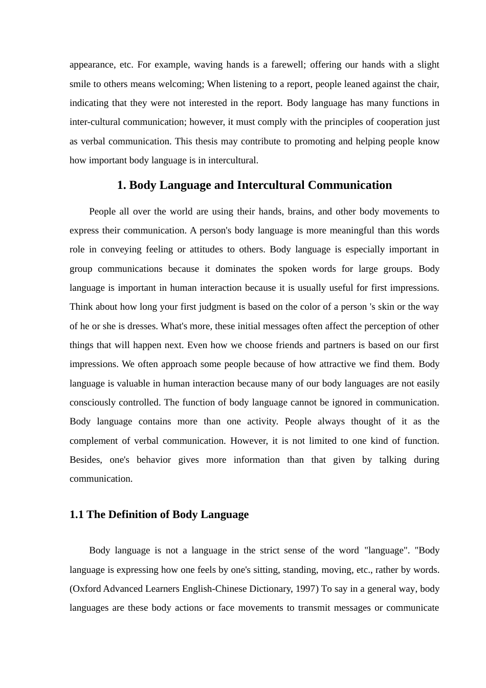 22年WP终稿 论形体语言在跨文化交际中的作用-约38747字符.docx_第2页