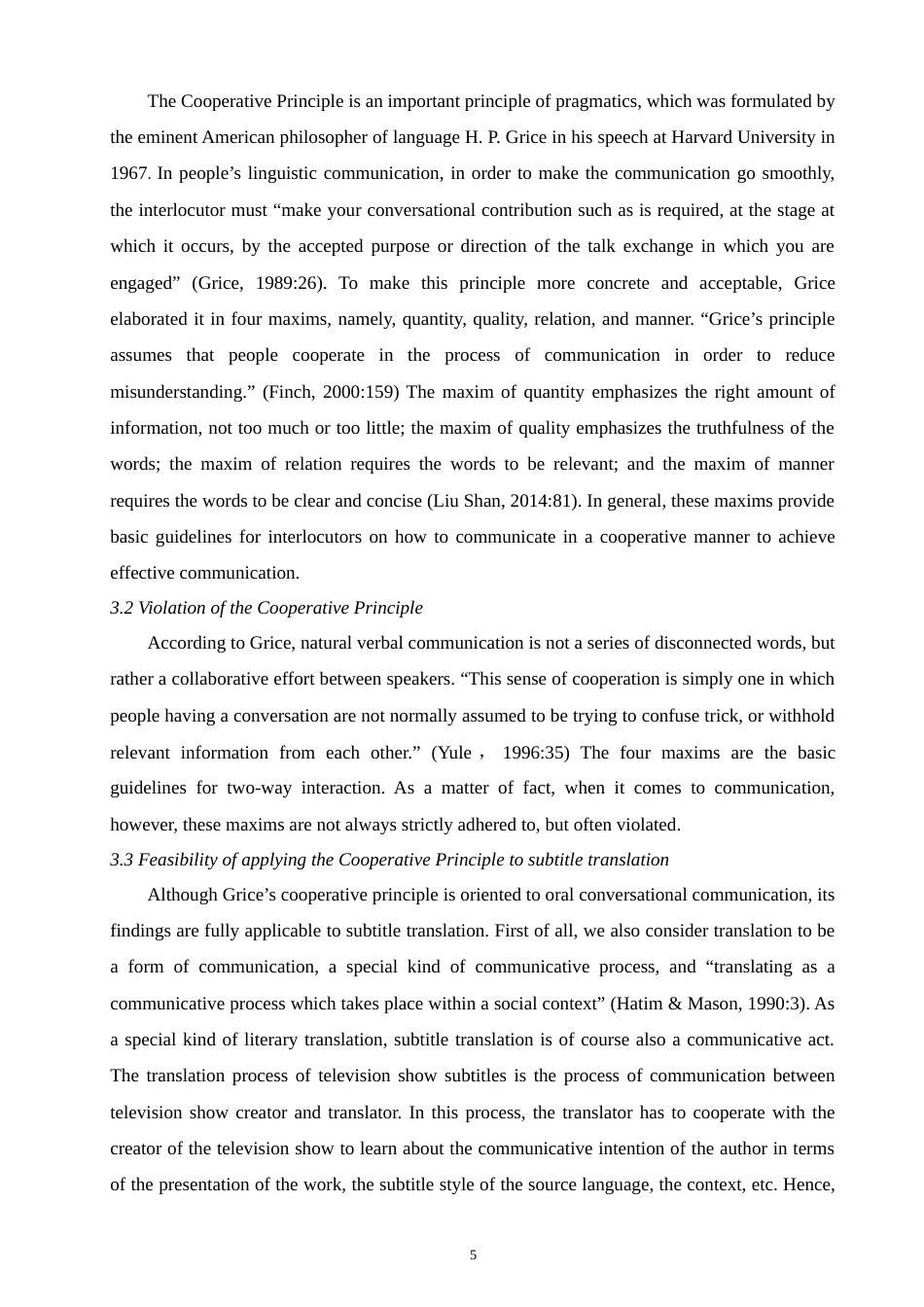 22年WP终稿 _A Study of Subtitle Translation in Why Women Kill from the Perspective of Cooperative Principle-约25071字符.docx_第5页