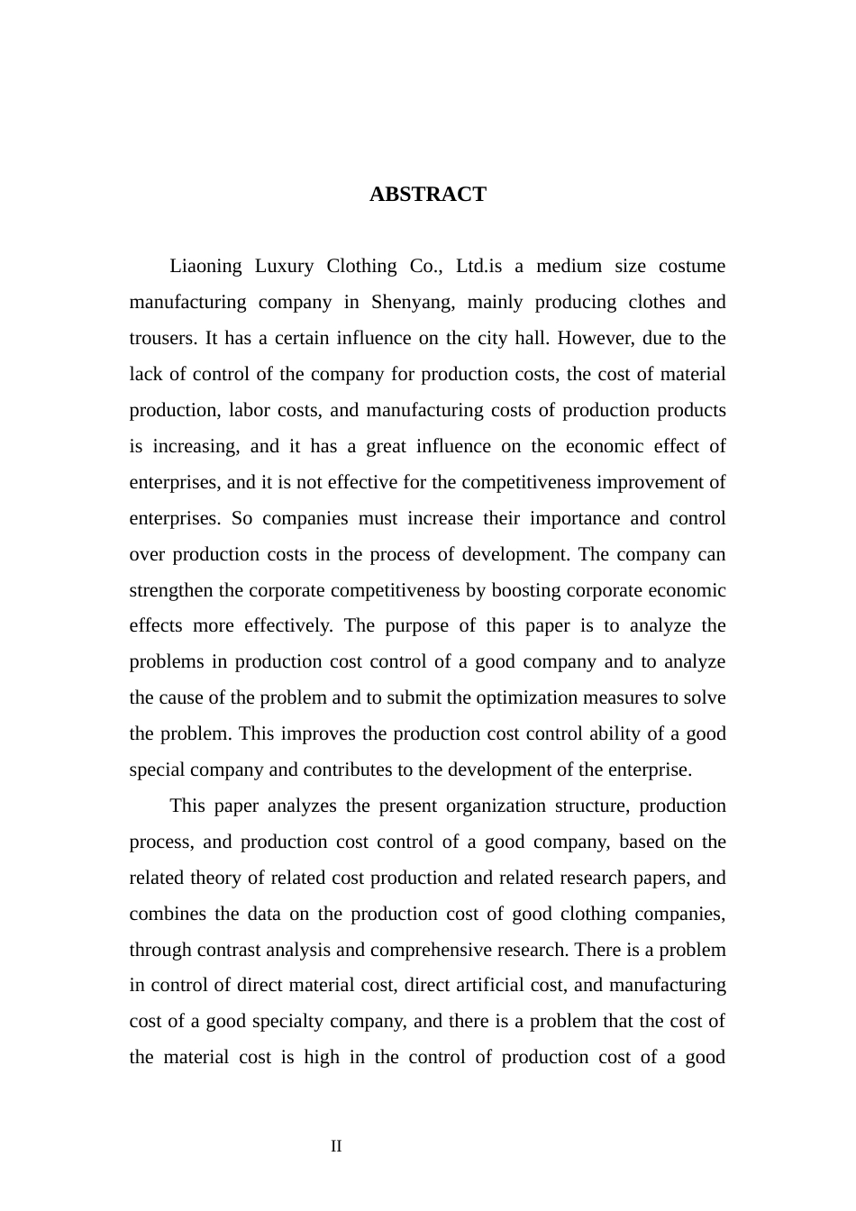 22年WP 辽宁金地阳陶瓷有限公司生产成本分析-约12017字符.docx_第2页