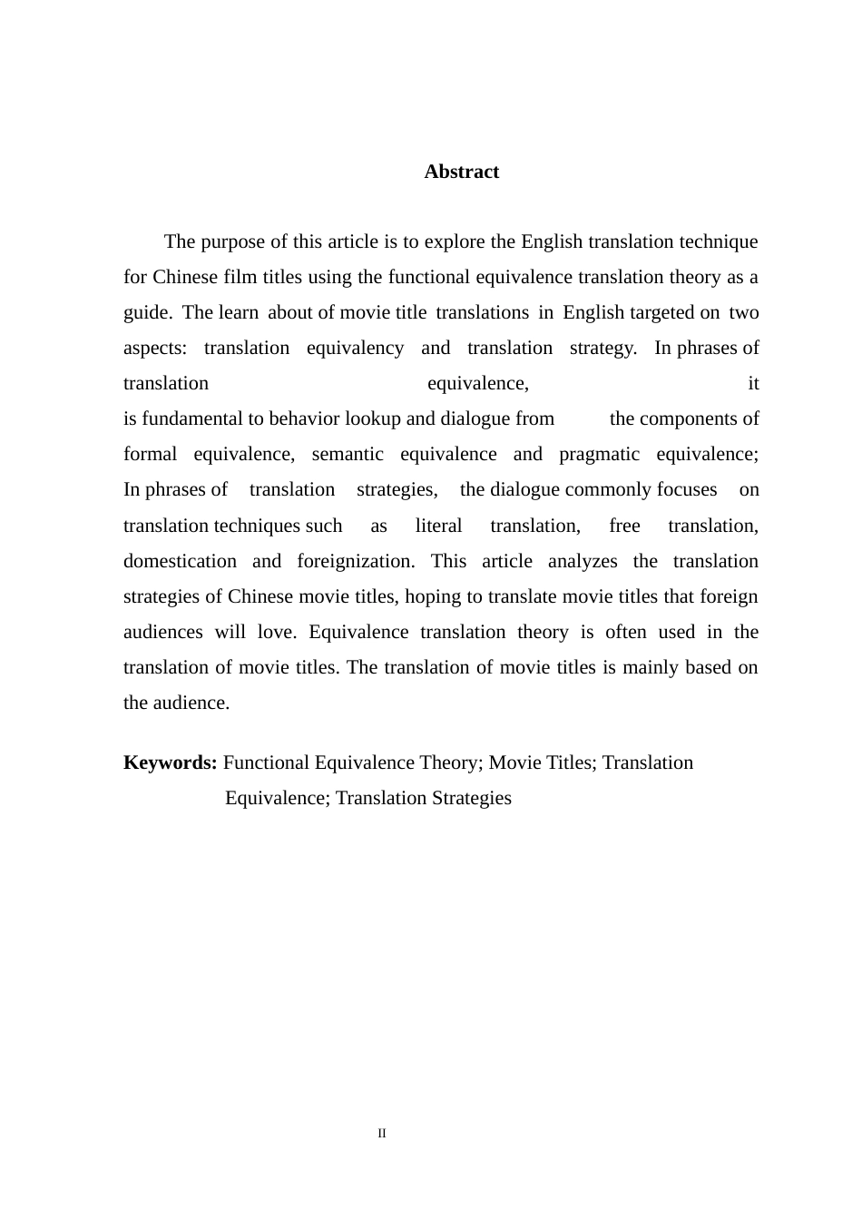 22年WP 功能对等理论指导下的中国电影片名英译策略分析-约32903字符.docx_第2页