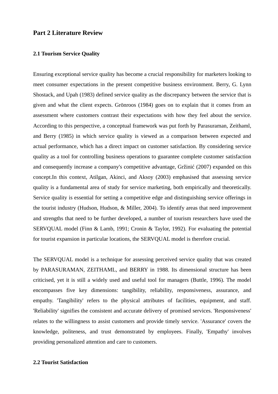 25年查重低 商务英语 旅游管理 潜水度假村质量对满意度和忠诚度的影响.doc_第6页