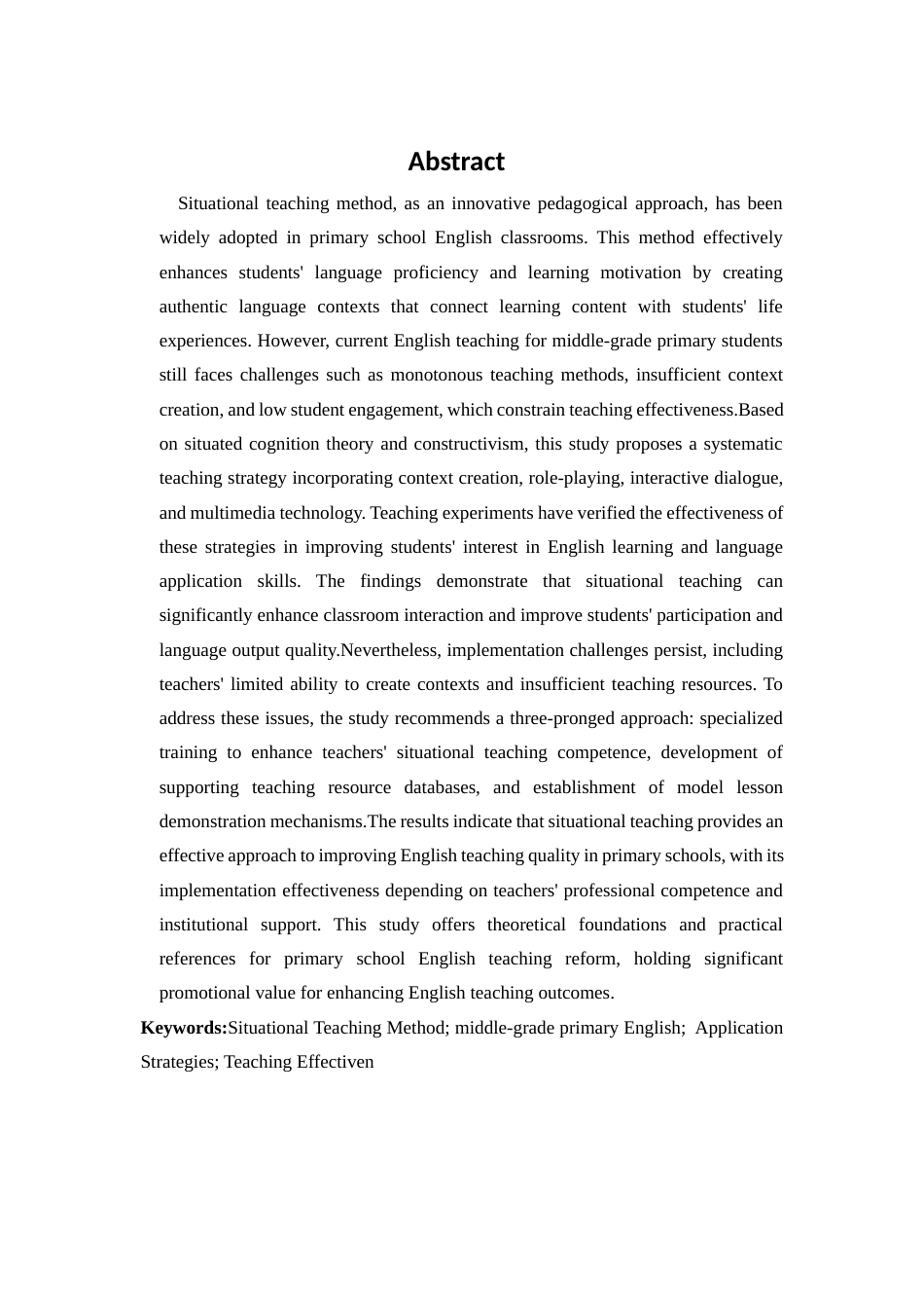 25年查重低 浅谈情景式教学法在小学中年级英语课堂教学中的应用.docx_第2页