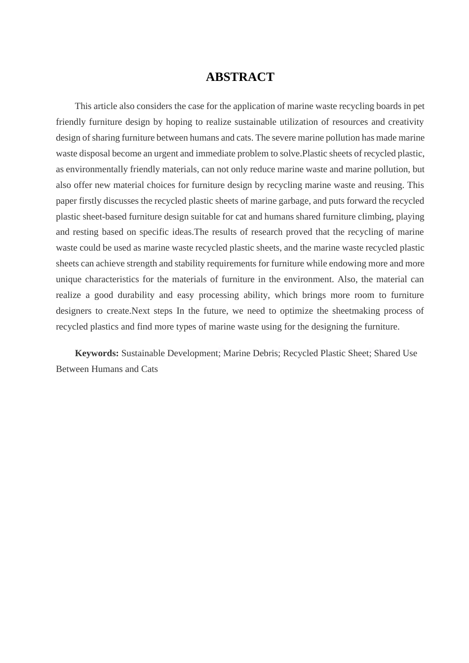 25年查重低 海洋垃圾再生板材在宠物友好型家具设计中的应用.docx_第2页