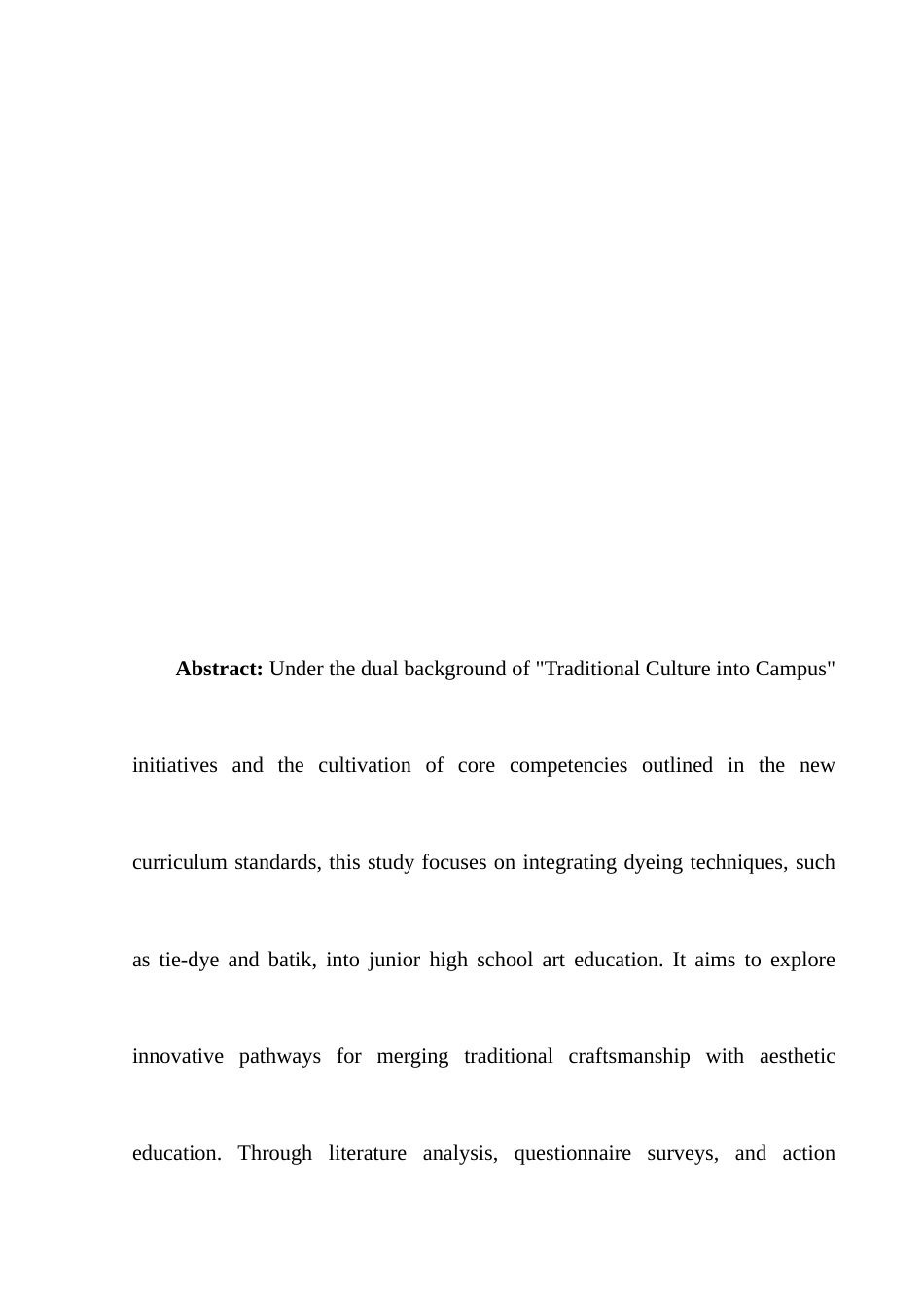 25年查重低 初中美术融入染色工艺的教学研究-约9469字符.docx_第3页